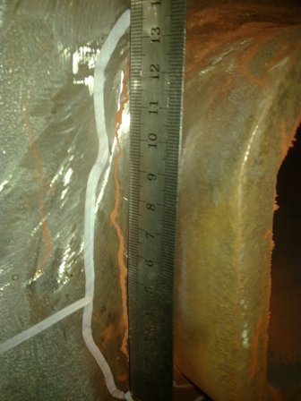 用干磁粉进行探伤检测